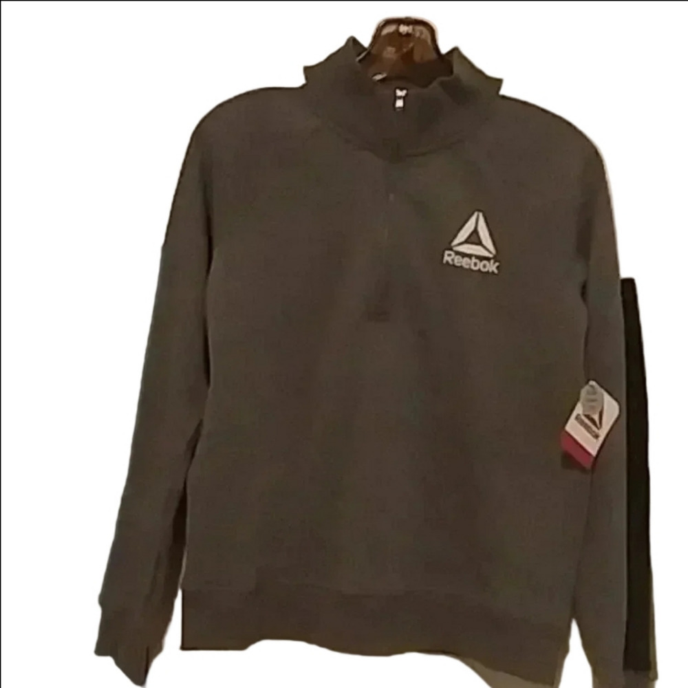 > New Reebok color block qtr zip Women's Size Medium